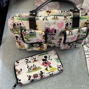 Disney Parks Mickey & Minnie Purse and MatchingWallet
